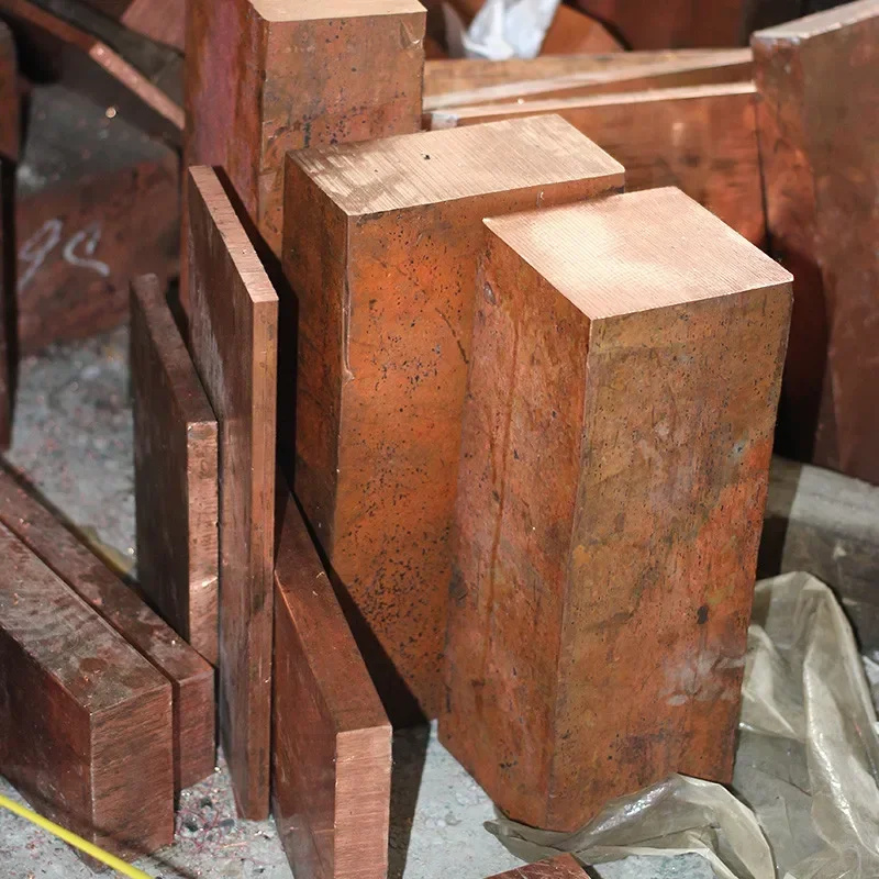 Copper Row 4x20x100mm  Copper Stick T2 Bar Billet TMY Block  DIY customized cutting service