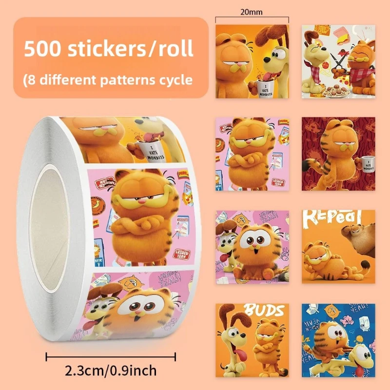 Garfield Cartoon niedliche 500 – Anime Merchandise Wholesale Bewertung und Preis
