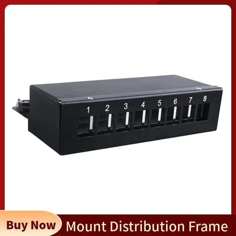

RJ45 8 12 Port Empty Blank Patch Panel Keystone Jack Sockets Desktop Wall Mount Distribution Frame For RJ 45 UTP STP Modules