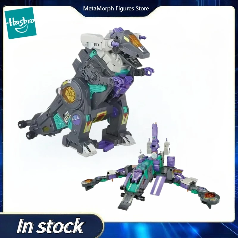 

Оригинальные игрушки Hasbro Transformers, серия G1, ПЛАТИНИУМОВАЯ ВЕРСИЯ, класс «Титан», TRYPTICON, электрическая, ходячая, аниме-фигурка, модель, игрушка