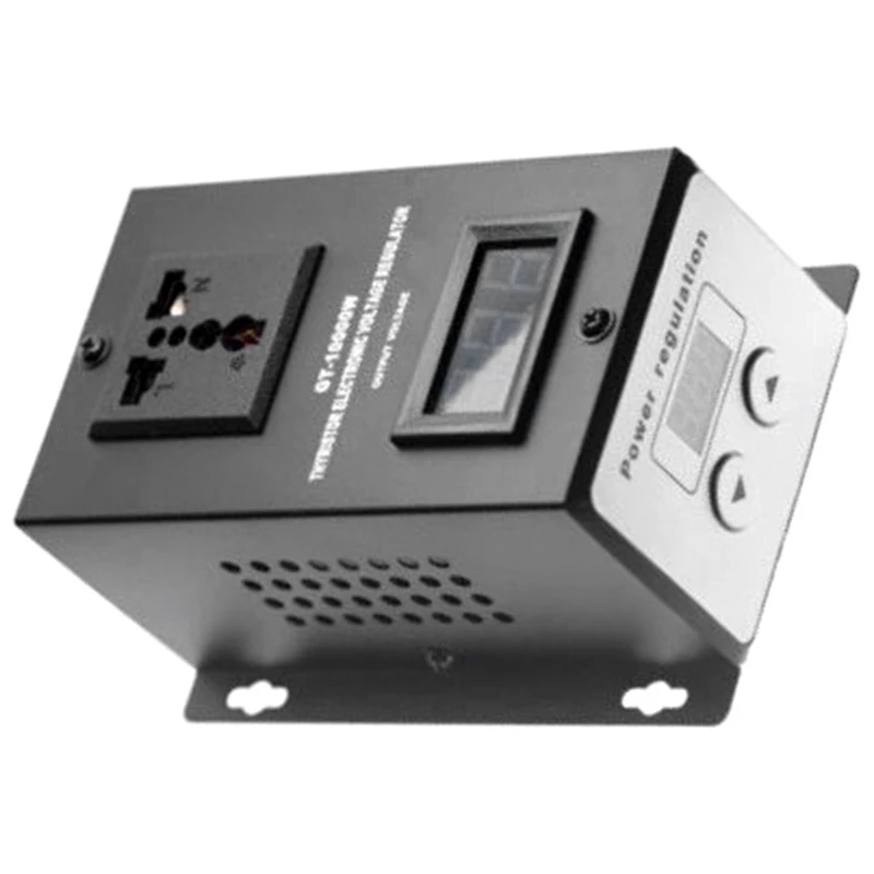 AC 220V 10000W SCR Regulador de tensão eletrônico Temperatura Velocidade Ventilador Controlador de ajuste do motor