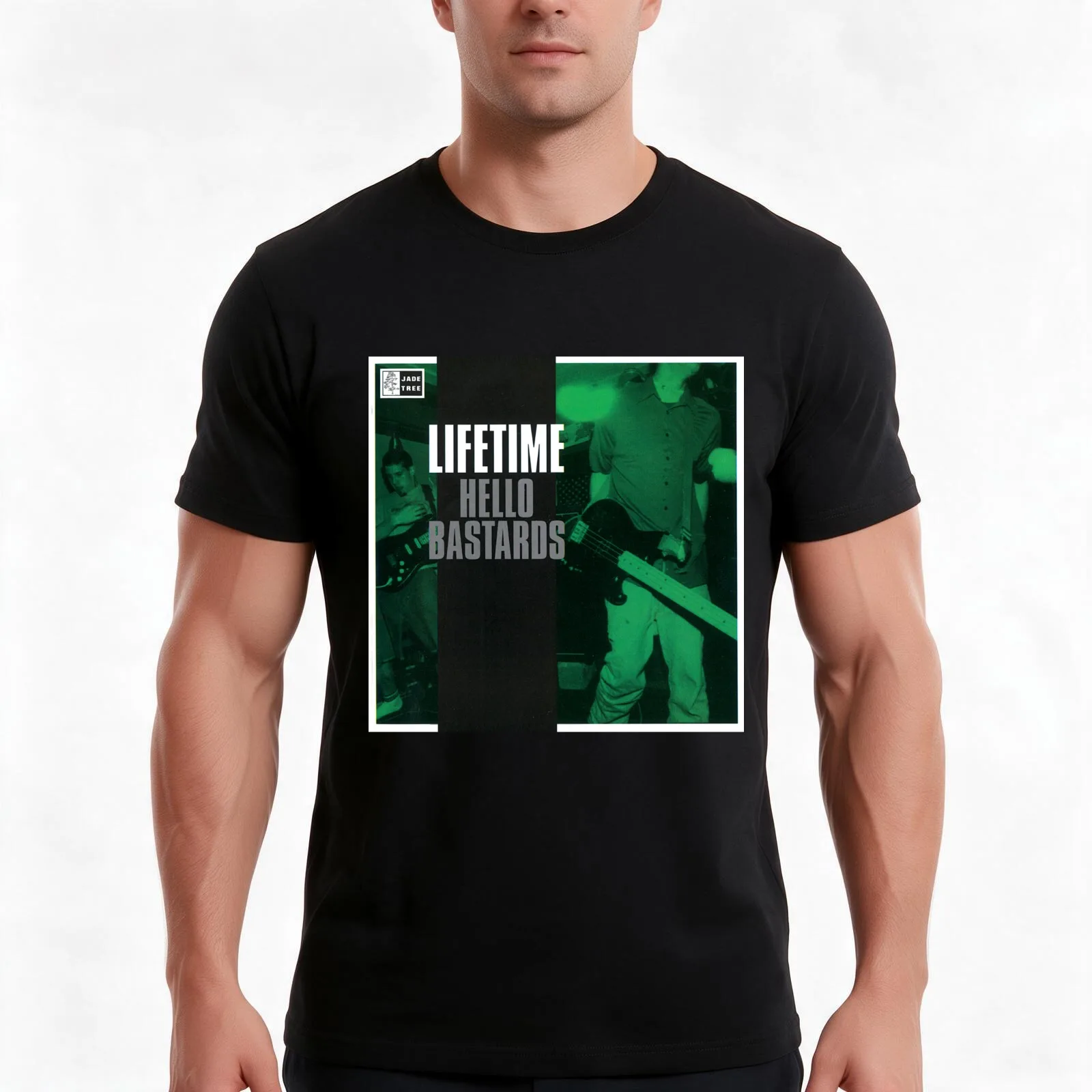 Lifetime - Hello Bastards T-Shirt, Summer Casual Cotton Tee, Oversized Streetwear Tops, Vintage Graphic Print, Unisex Men Women
