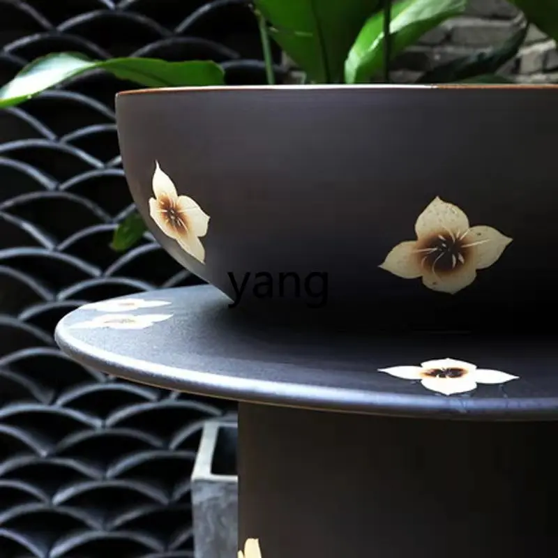 LTT ceramic washbasin integrated Chinese basin antique household