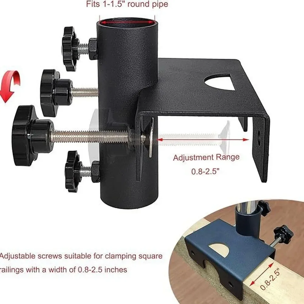 Umbrella Stand Mount For Patio Balcony Deck Railing Use Designed For Round And Square Umbrella Support Structures