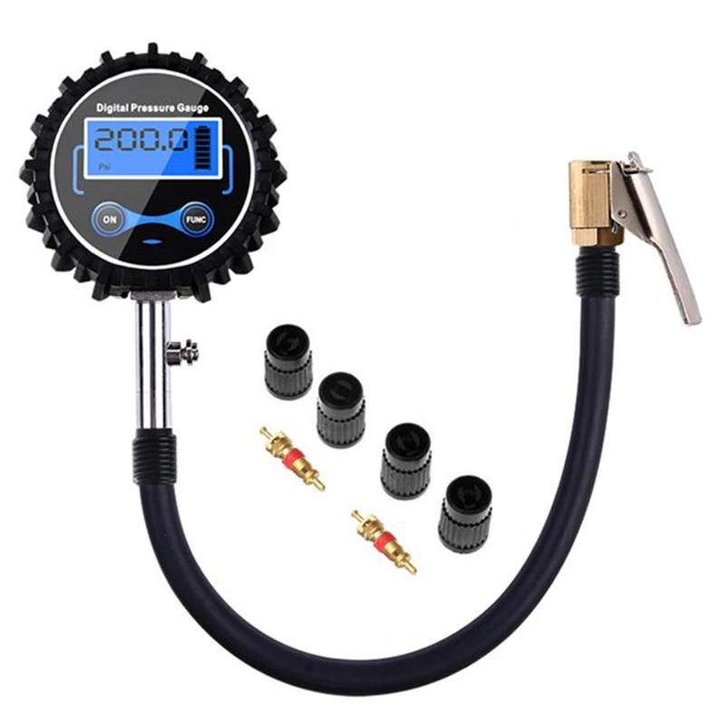 3-200PSI Digital Tire Tire Pressure Gauge Pressure Gauge To Quickly Measure The Pressure Of Car Tires