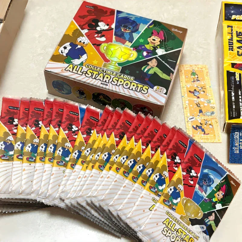 

Card.Fun Genuine Authorized New Disney Star Sports Games Color Box Collectible Trading Cards Gift For Children Christmas Toy
