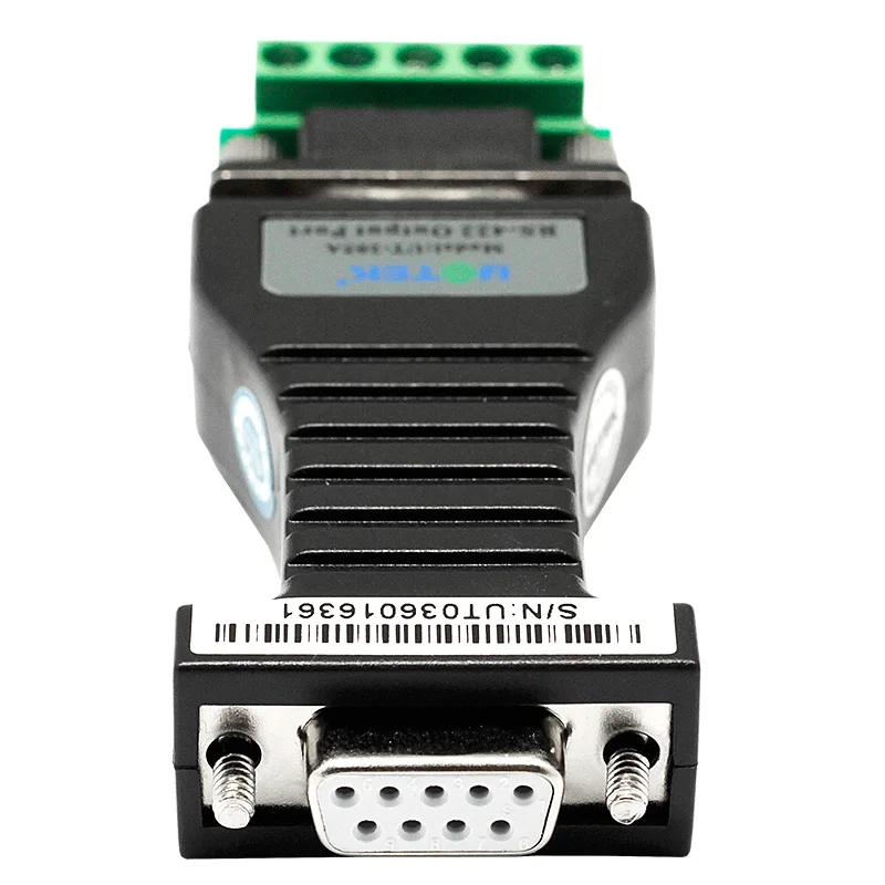 Industrial RS-232 to RS-422 Converter Adapter DB9 Male Female Connector RS232/422 Converter UT-205A