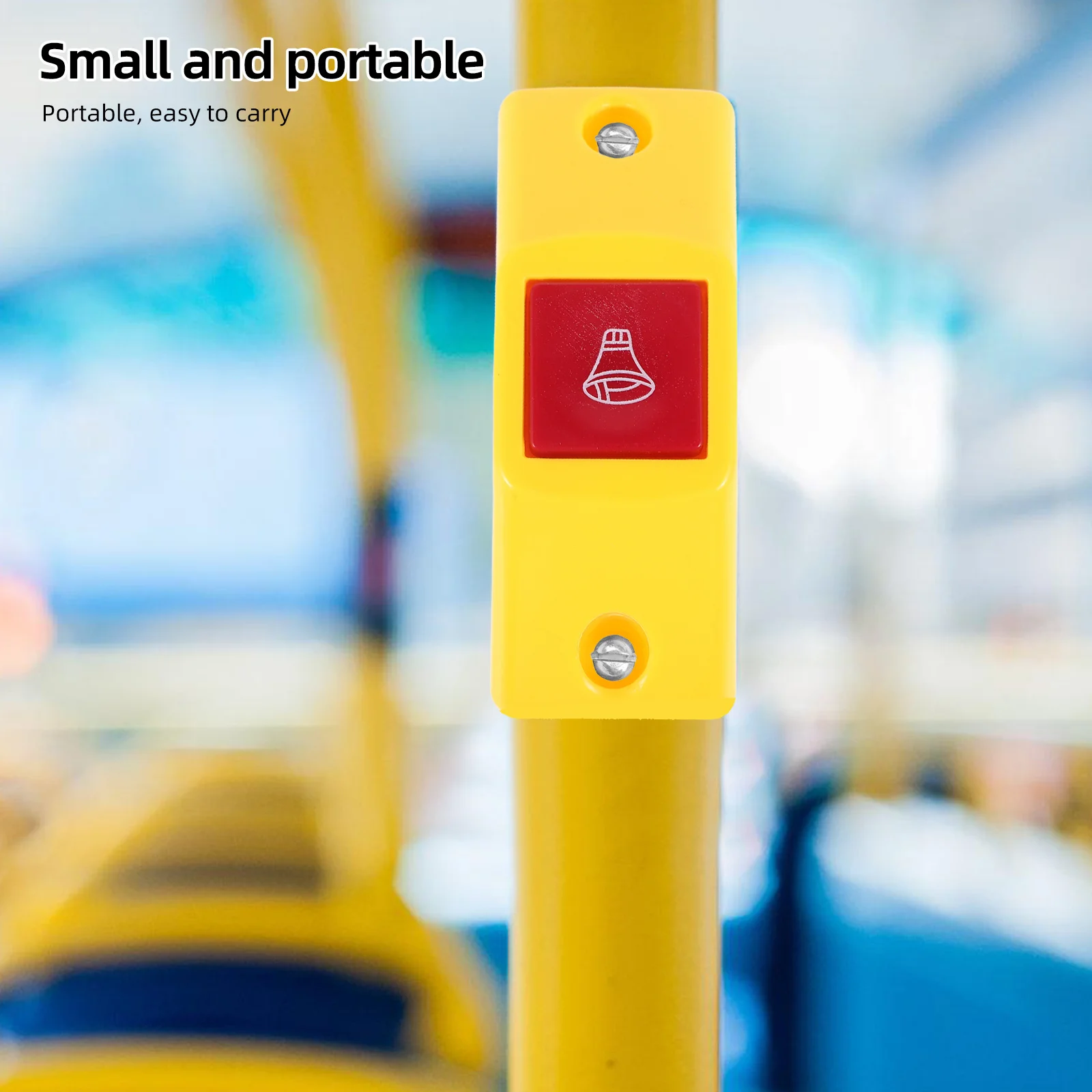 

Bus Get Off Bell Door Button Easy Install Replacement Passenger Alert Bus Handrail Stop Reminder Sound Alert Get Off Bell