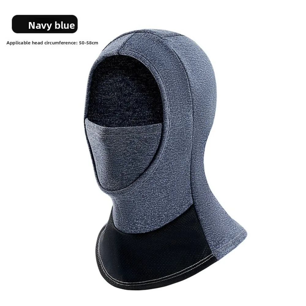 

New Warm Scarf Mask Integrated Hat Coldproof Helmet Cap Waterproof 3-in-1 Pullover Cap Autumn and Winter