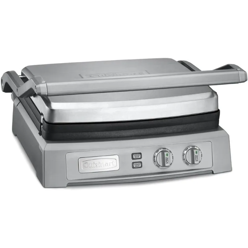 Cuisinart GR-150P1 디럭스 전기 그리들러, 스테인리스 스틸 디럭스 그리들러