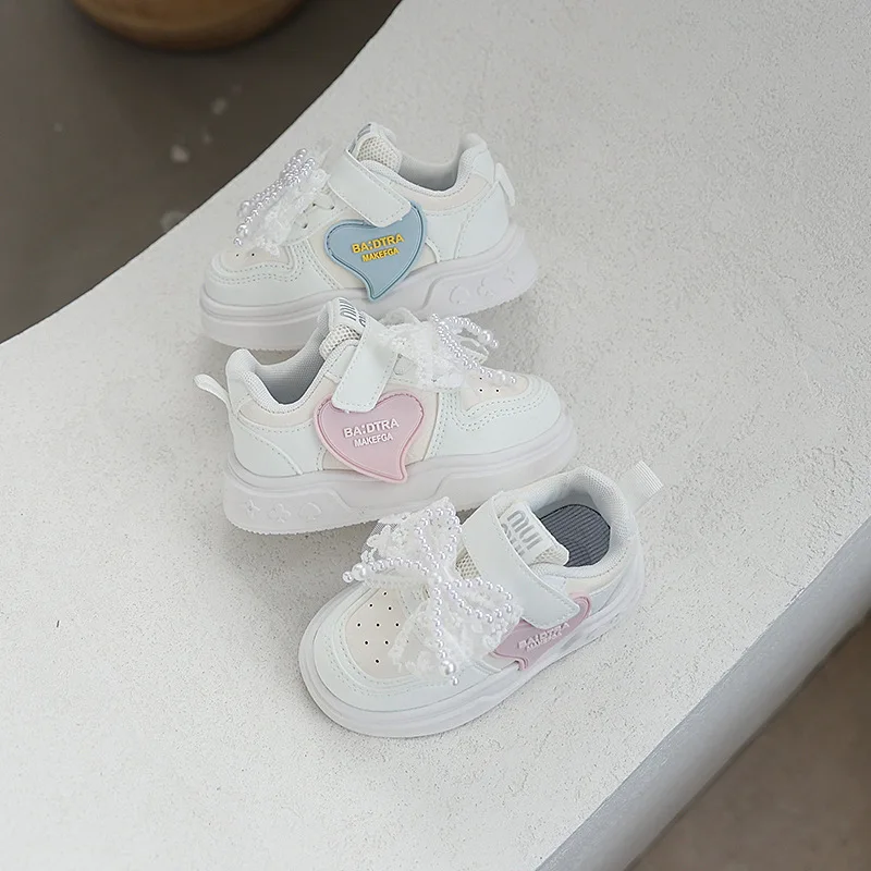 Zapatillas ماركة فتاة Sneaker2025خريف جديد فتاة حذاء لينة وحيد حذاء طفل غير رسمي موضة طالب مجلس حذاء تنوعا طفل حذاء رياضة