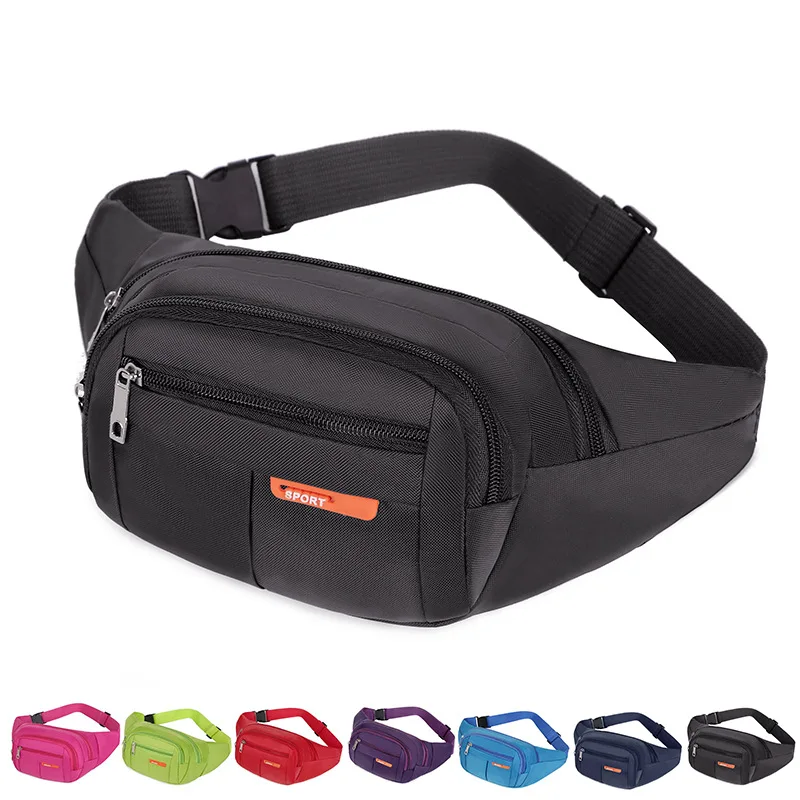 

Men's and women's multi-function large capacity anti water cashier purse wear mobile phone receiving satchel bag