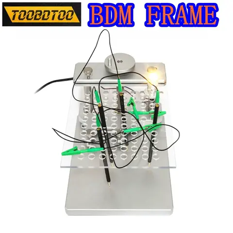 2025 최신형 최고의 LED BDM 프레임 스테인리스 스틸 2IN1 + BDM 프로브 22PCS 어댑터 ECU 칩 튜닝 리매팅 (V7.020 V5.017 V2 FGTECH 지원)