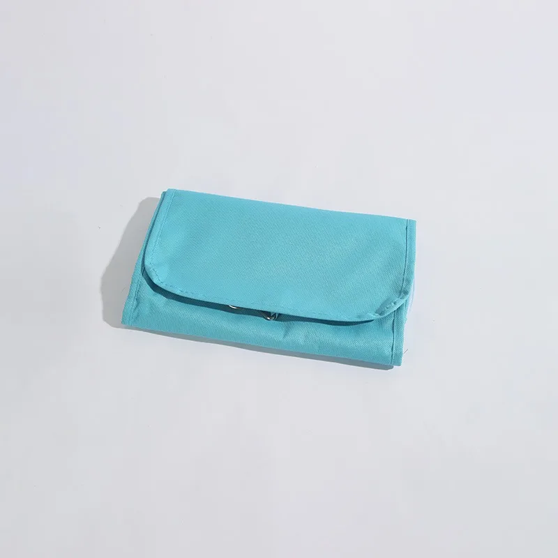 1pc Foldable Hanging Storage Bag Large Capacity Waterproof Toiletry Bag Convenient Cosmetic Bag Outdoor Travel Bag