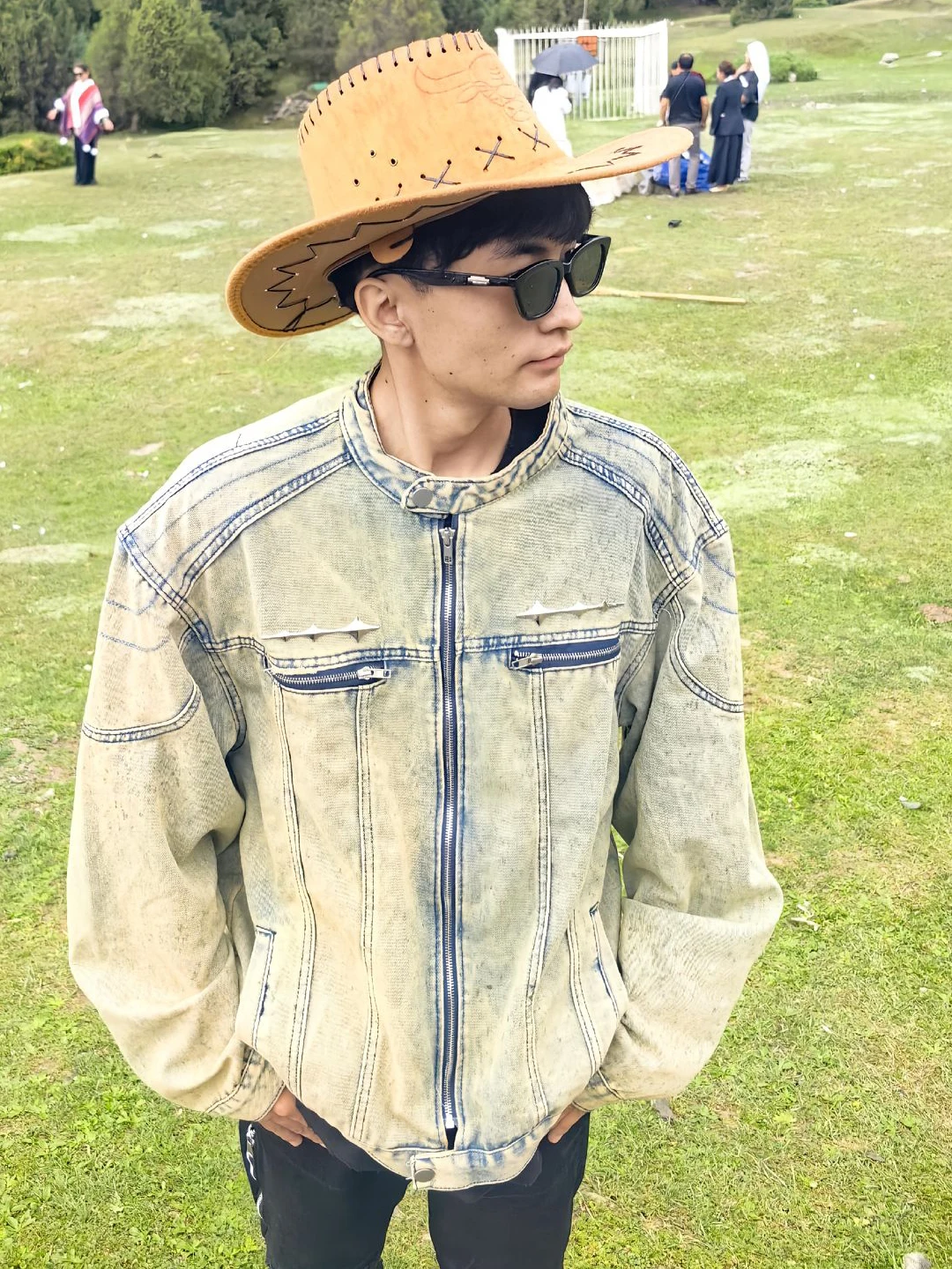 Erkekler için Mavi Kısa Dolgul - Mens Fashion Denim Jacket incelemesi ve fiyatı