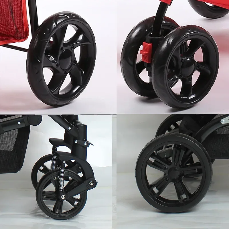 ペットカート　ベビーカー　車輪