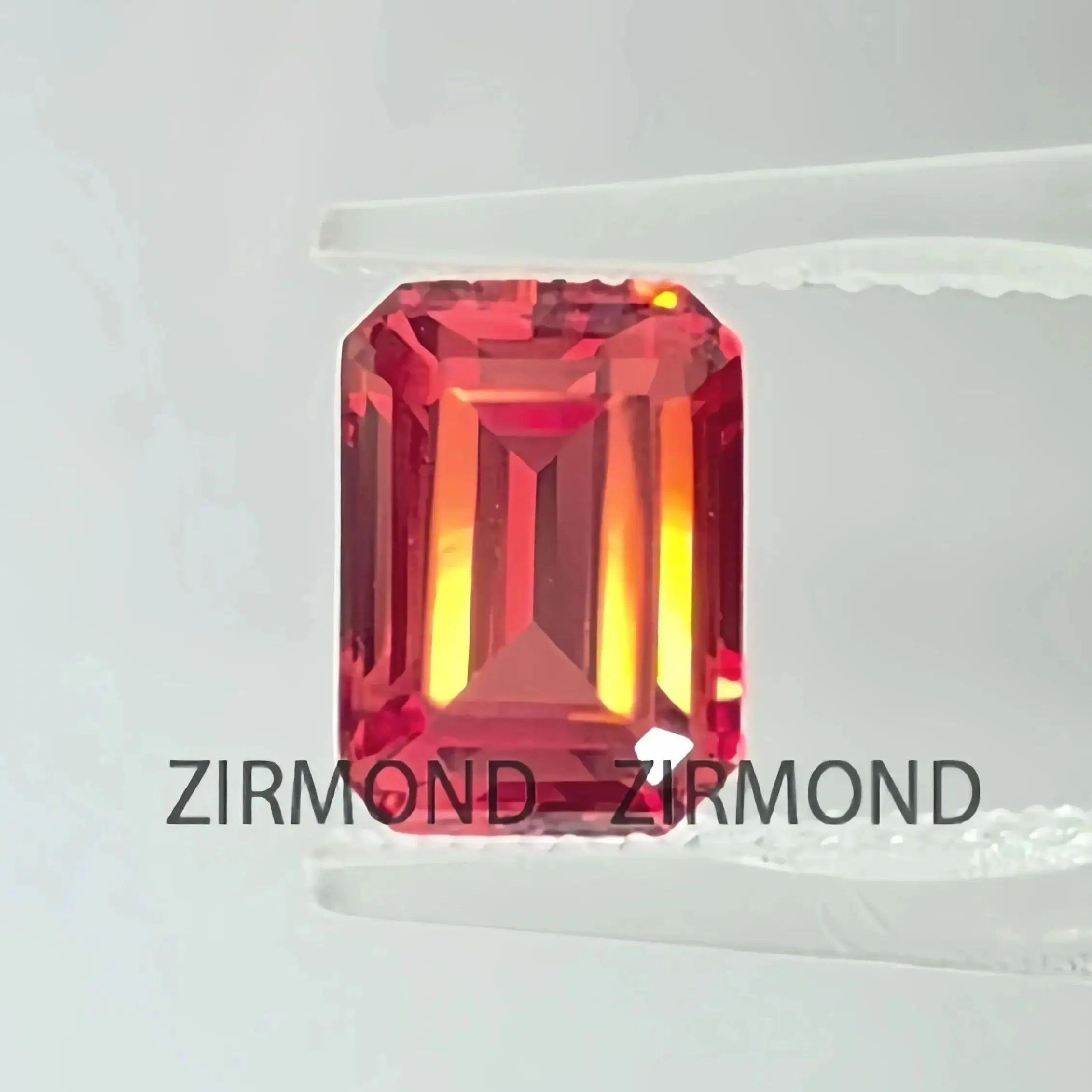 

Оптовая продажа, восстановленный верх, Padparadscha, сапфир, оттенок заката, идеальные изумрудные огранки, свободные драгоценные камни для шикарного ожерелья с сертификатом AGL