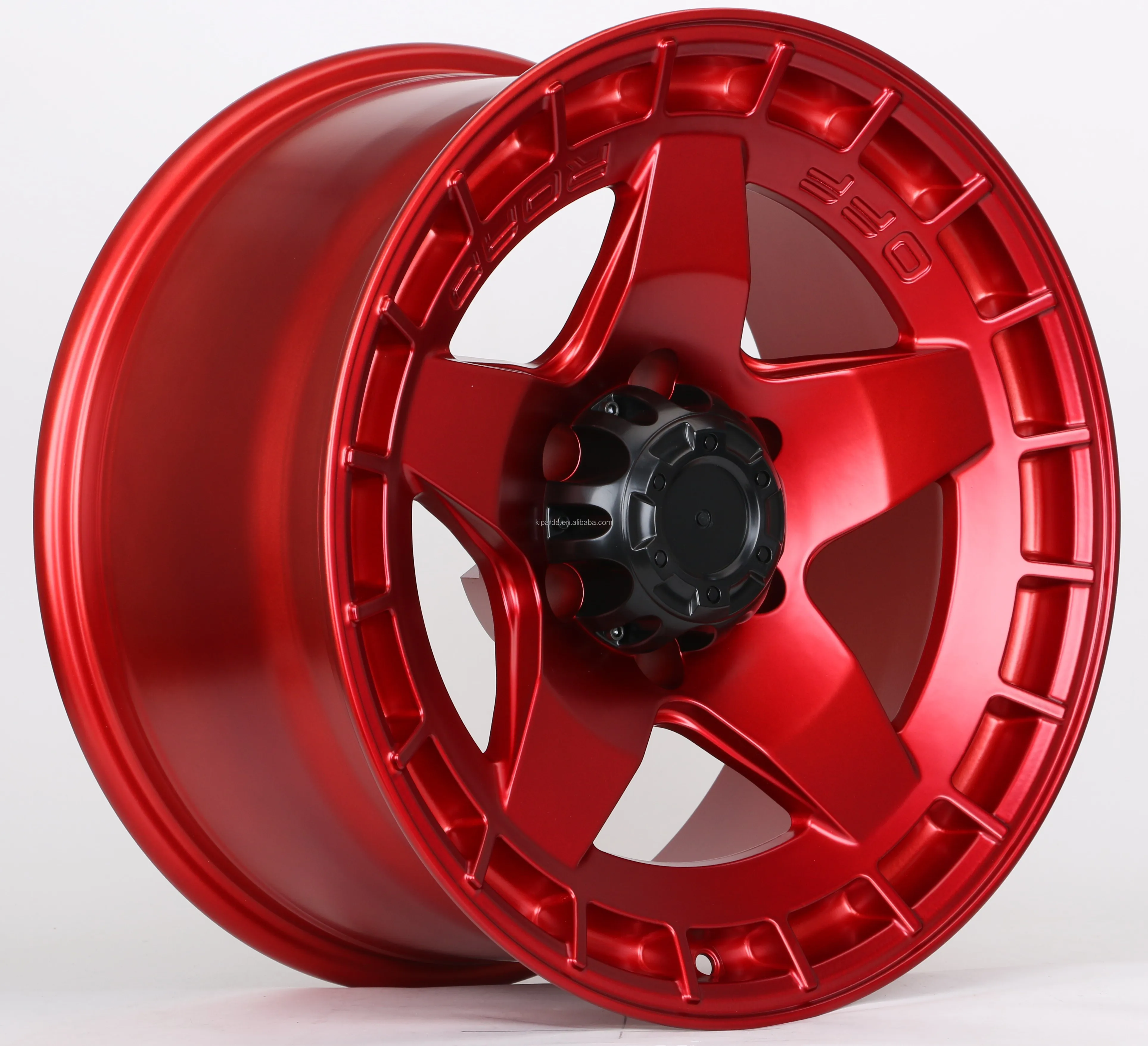 

KIPARDO 4X4 6X114.3 Off Road Wheels 6 Holes Matte Black Milling Window Suv Car Rims for Pickups Passenger Car Parts 16 Inch