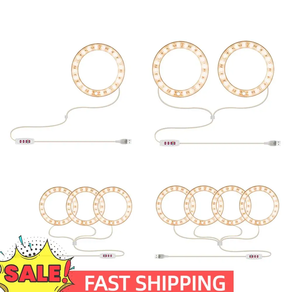 

Фитолампа теплого белого солнечного света USB водонепроницаемая лампа для освещения детского сада растений