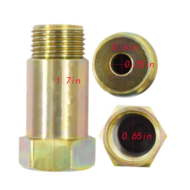 1PCS New Style O2 Oxygen Sensor Extension Spacer Adapter 45 mm Connector Fix M18 x 1.5 Adapter