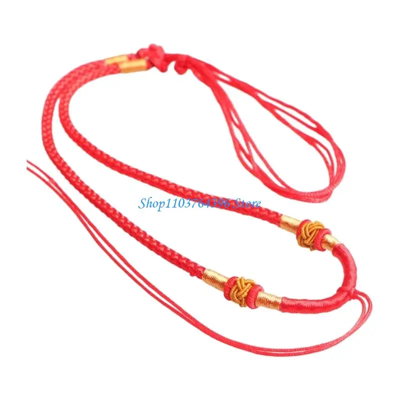 Multifuntional Braided Adjustable Necklace Cord Luck Charm Necklace Accessories Perfect for Casual Formal Event Unisex