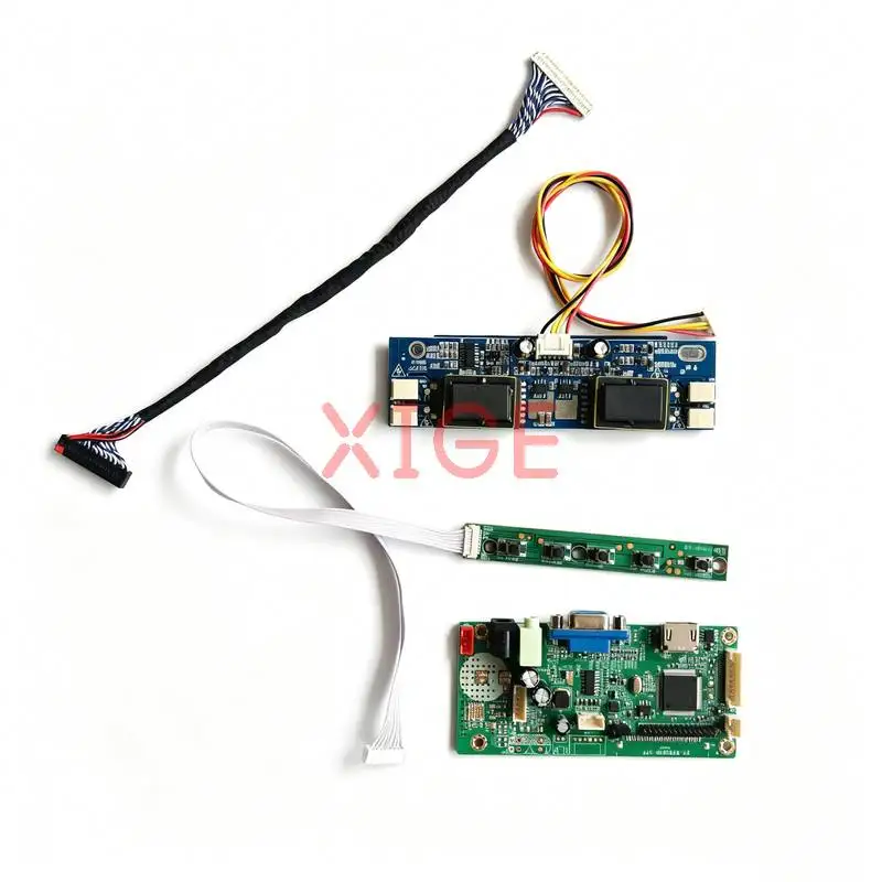 

Monitor Controller Drive Board Fit CLAA220WA01 CLAA201WA04 M210W1 M190Z1 1680*1050 HDMI+VGA LVDS 30-Pin 1680x1050 4-CCFL DIY Kit
