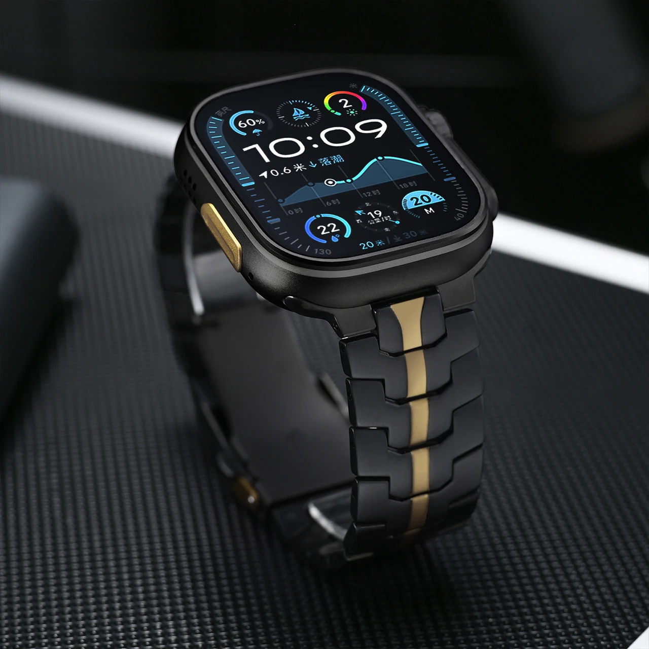 

Luxury Titanium Strap For Apple Watch Series 10 46mm 9 8 7 6 5 44mm 45mm 42mm Metal Bracelet For iWatch Ultra 2 49mm Wrist Band
