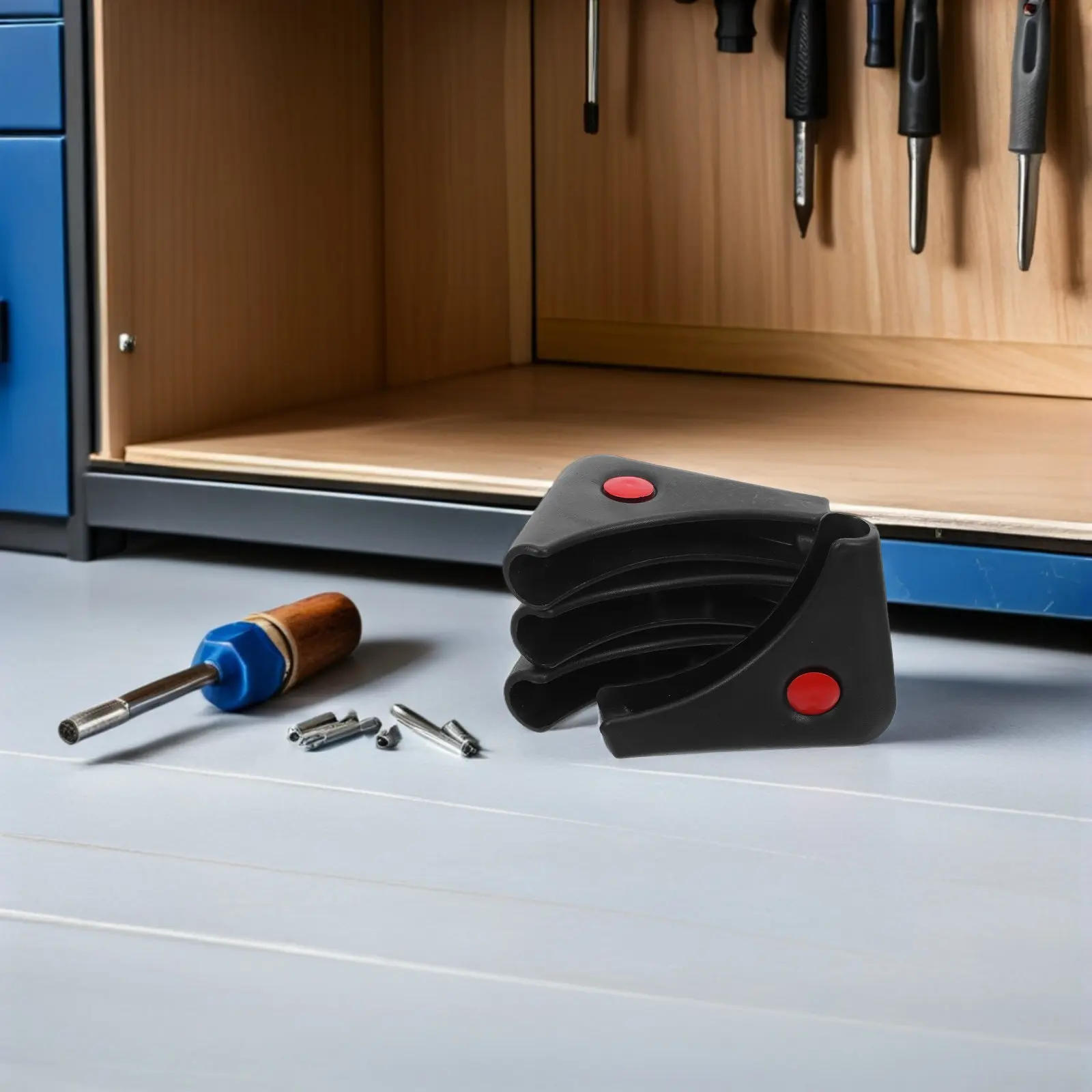 10Pcs Triangle Furniture Leg Pads 25x50mm Non-Slip Anti-Scratch Chair Desk Table Foot Covers for Hardwood Tile Floors Home