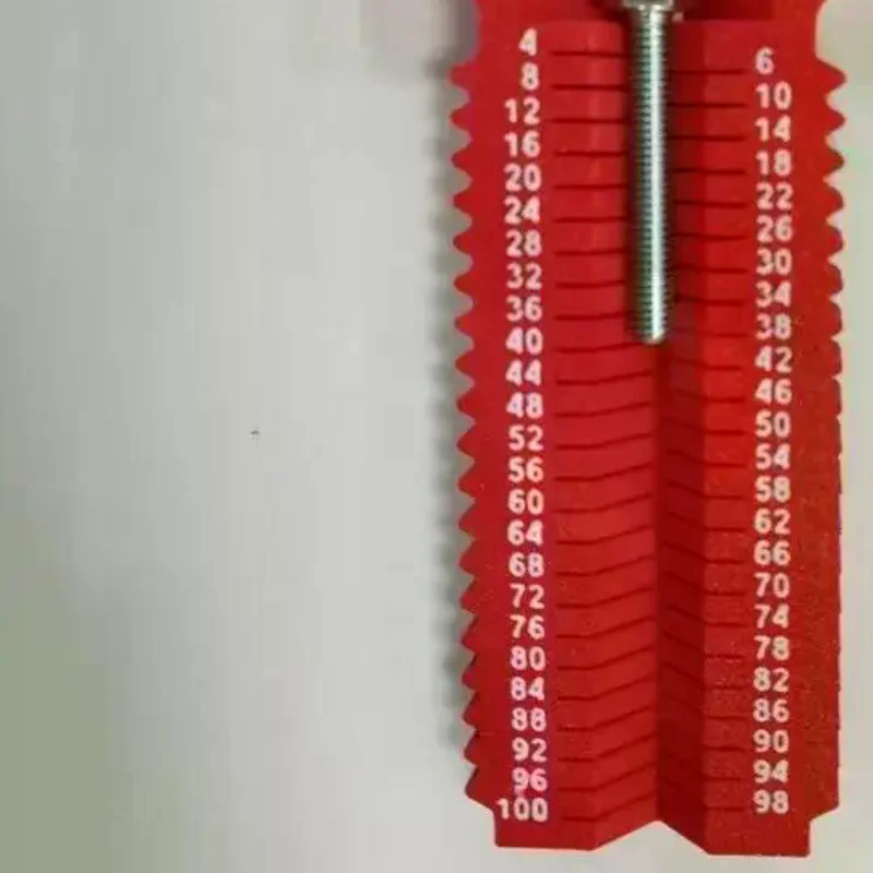 Screw Measuring Gauge M2-M10 L4-100mm High Precision Professional Screw Sizer for Metalworking Woodworking Craft Projects