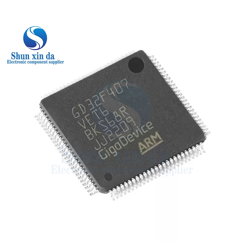 New Original GD32F407VET6 LQFP-100 32 Bit Microcontroller Chip MCU IC Controller