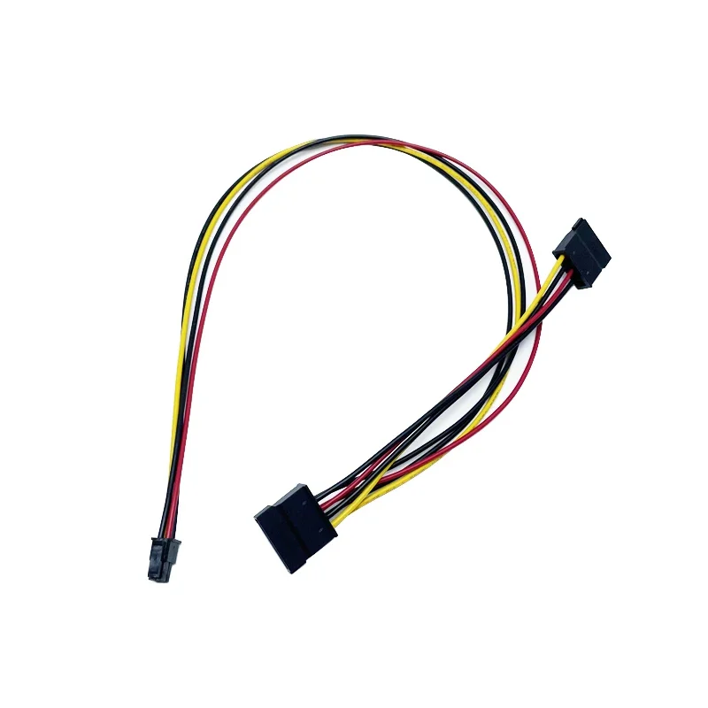 DELL R720 R620 R820 R630 R730 서버 케이블 교체용 미니 4핀-1포트 또는 2포트 SATA 어댑터 하드 드라이브 전원 코드