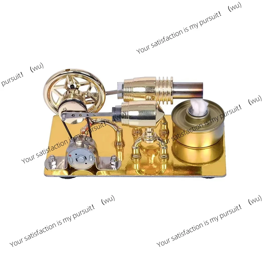 Light bulb color Stirling engine generator steam engine physics experiment popular science