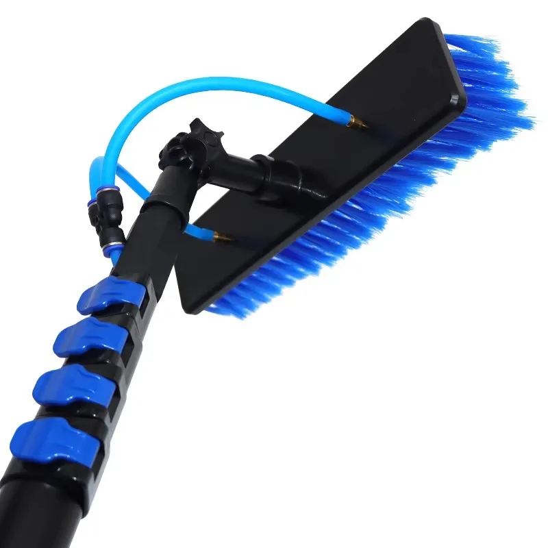 High Quality 4.6m Hydraulic Bar Kit Window Cleaning Equipment Kit Glass Solar Panel Cleaning Brush Telescopic Tool