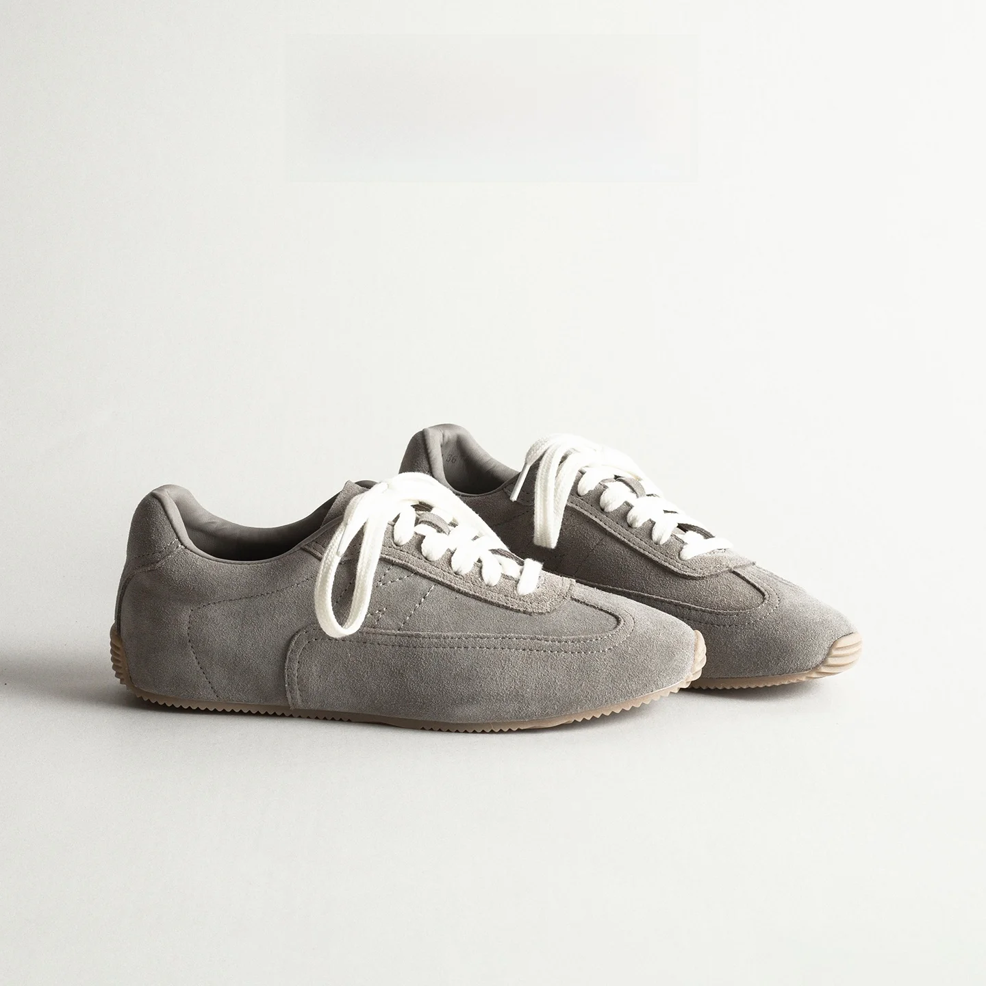 Retro Smooth Leather Deqin Shoes Women's Lightweight Sport Casual Shoes Versatile Flat Bottom Heightening Agan Shoes