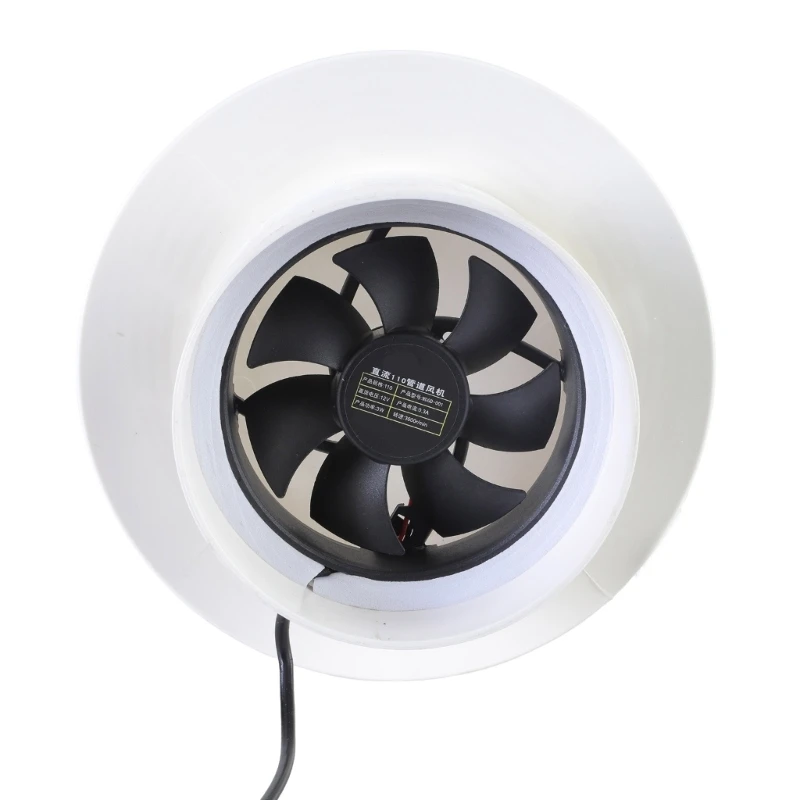 Tốc độ cao Lỗ thông khí Cửa sổ Quạt tường Êm 3W 110mm Máy thở Loại bỏ độ ẩm hiệu quả cho phòng tắm Nhà bếp vệ sinh