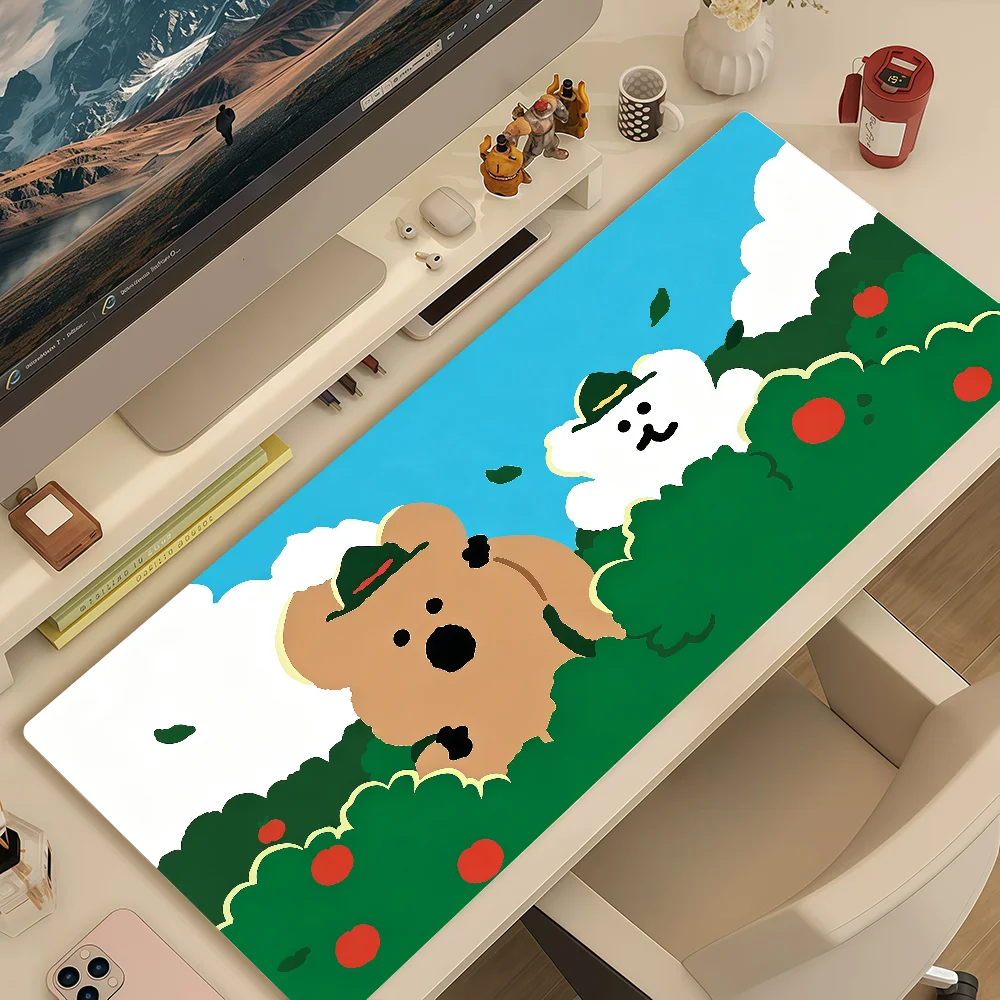 Mouse Pad Cartoon MousePad Non-slip Lockedge Office Student Gaming Cute Thickened Large D-DINOTAENG Writing Pad Cushion