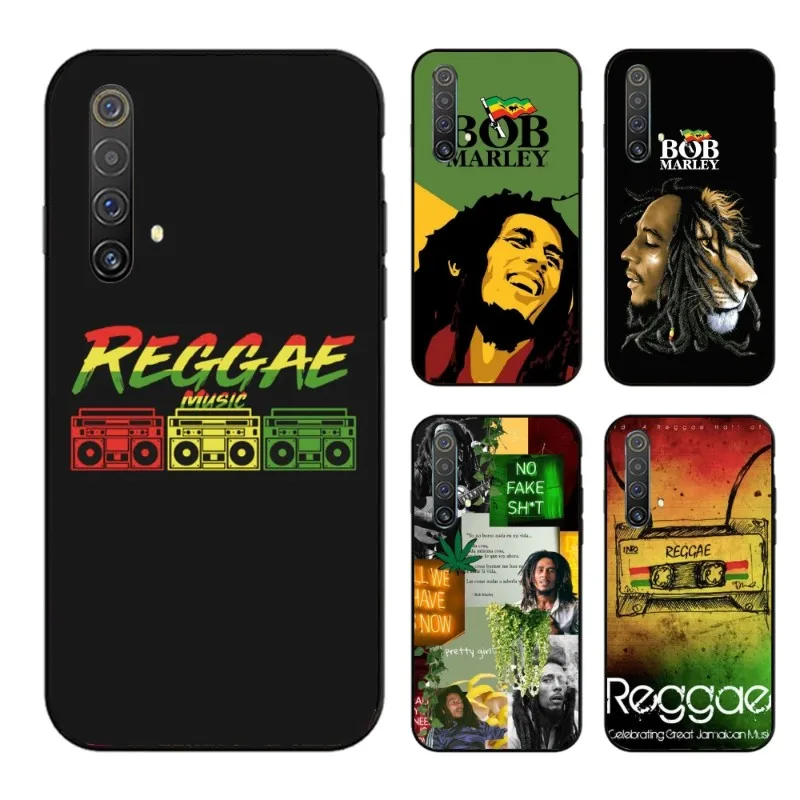 Reggae Marley Mobile Cell Phone Case for OPPO Find X5 X3 X2 A93 Reno 8 7 Pro A74 A72 A53 Black Soft Phone Cover Funda