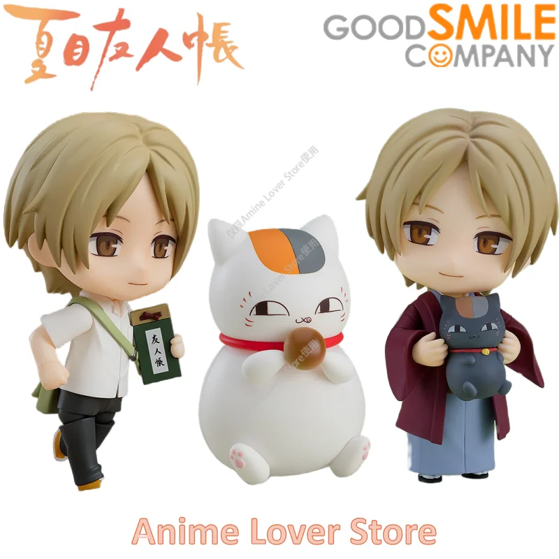 In Stock Good Smile Company Original GSC Nendoroid Natsume's Book of Friends Natsume Takashi Nyanko sensei Anime Figures Toys