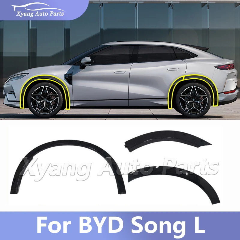 Front Rear Wheel Arch Trim Fender For  BYD Song L Wheel Fender Wheel Arch Tire Trim Strip