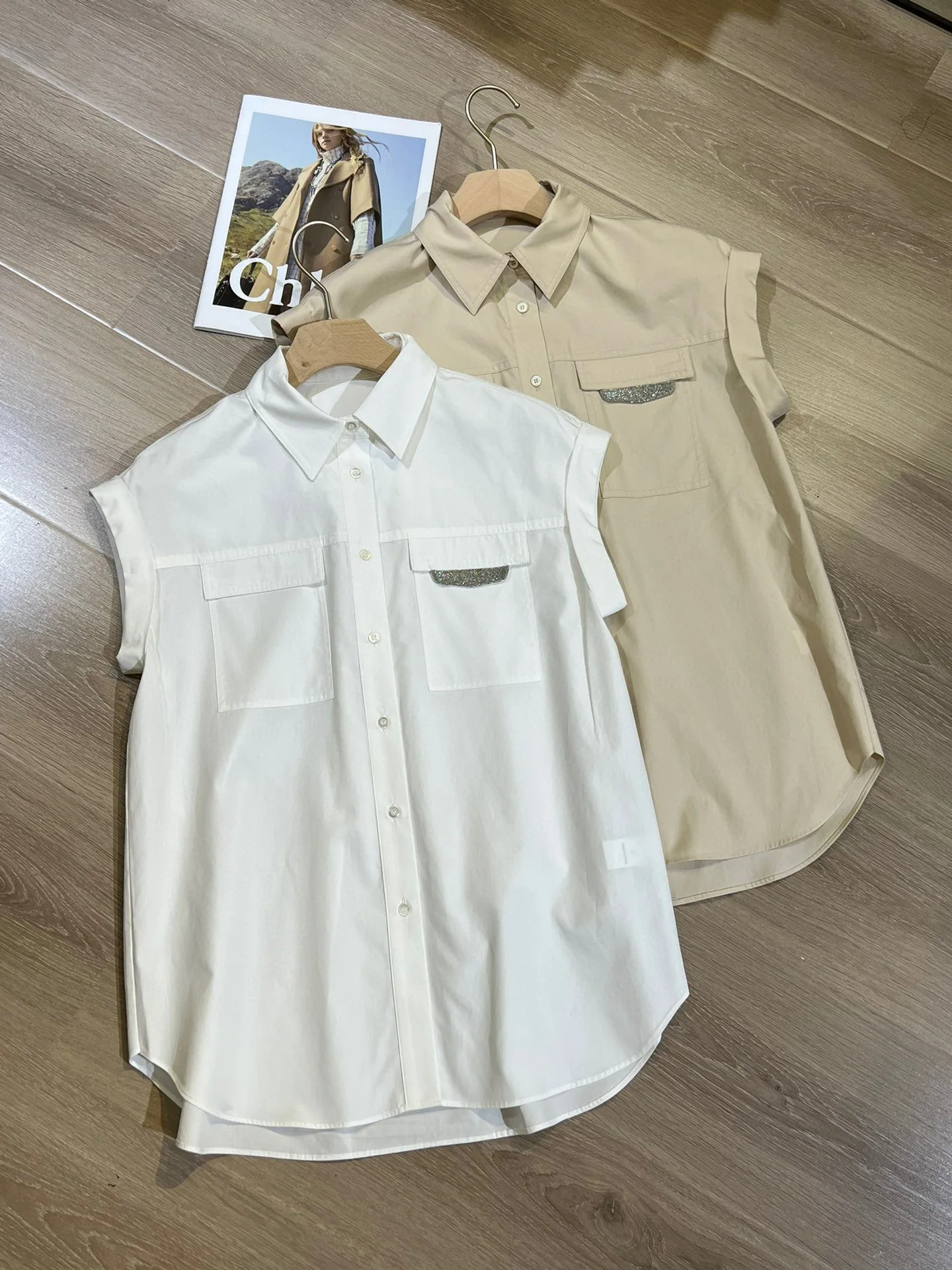 

Short Sleeve Shirt, Imported Combed Cotton Blend, High Quality