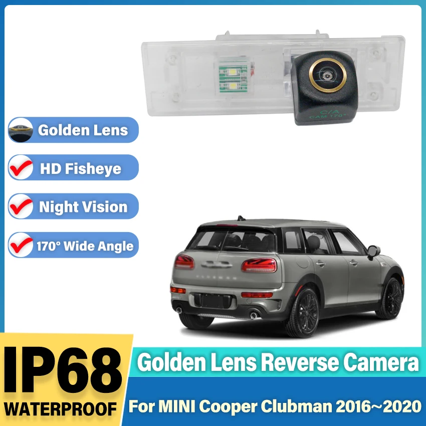 HD CCD Rear Camera For MINI Cooper Clubman 2016 2017 2018 2019 2020 Night vision Backup Reversing Camera License plate Camera