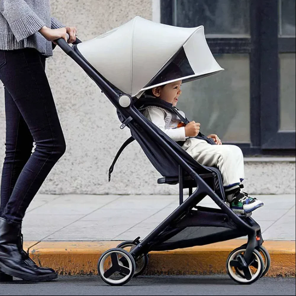 Xiaomi-Poussette pliante ATA TU pour bรฉbรฉ, lรฉgรจre, portable, chariot, voitures, multifonctionnel, voyage