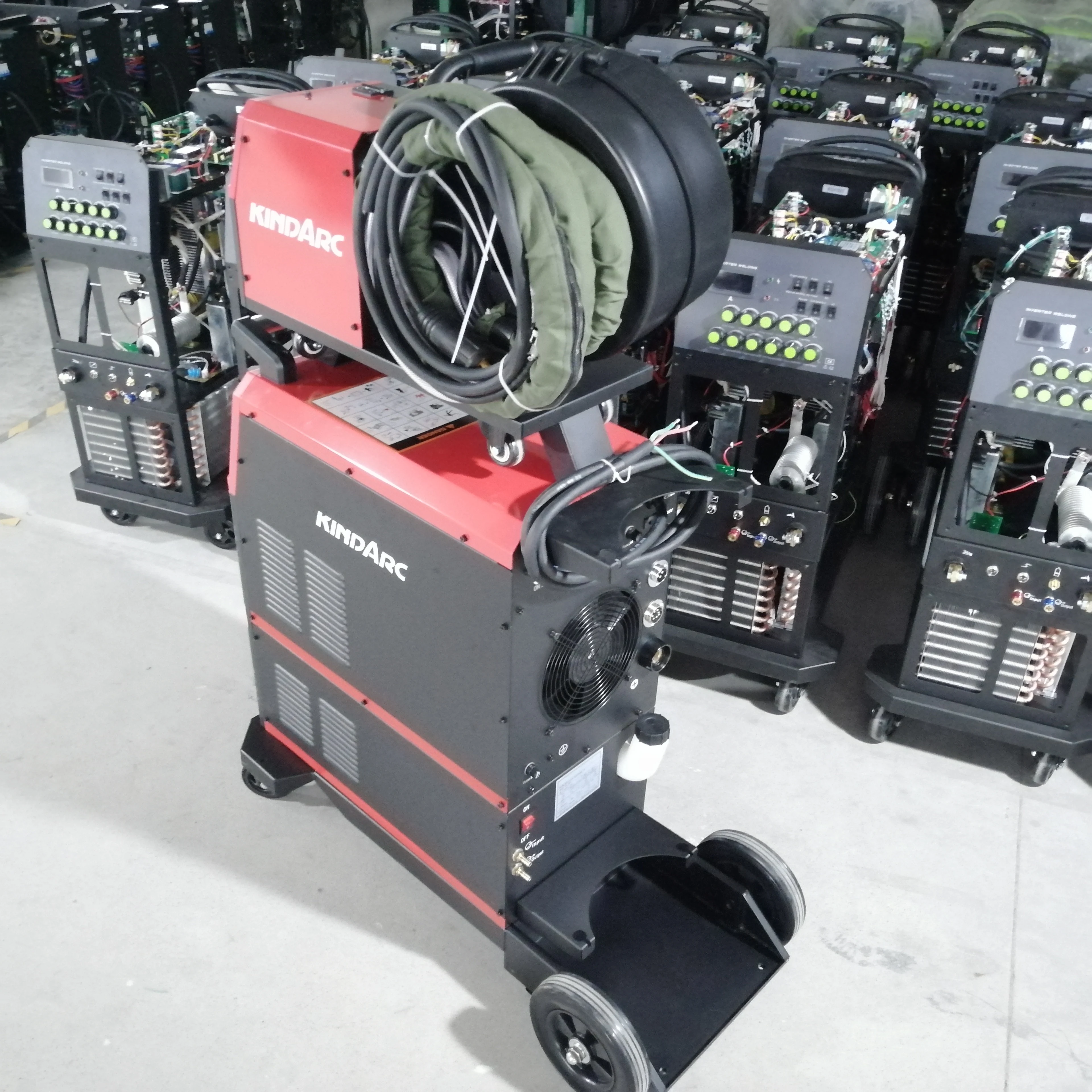 Can Be Customized Kindarc 3 In 1 Welder For Aluminium Steel High Speed Double Pulse MIG Welders MIG-500 Water-cooling