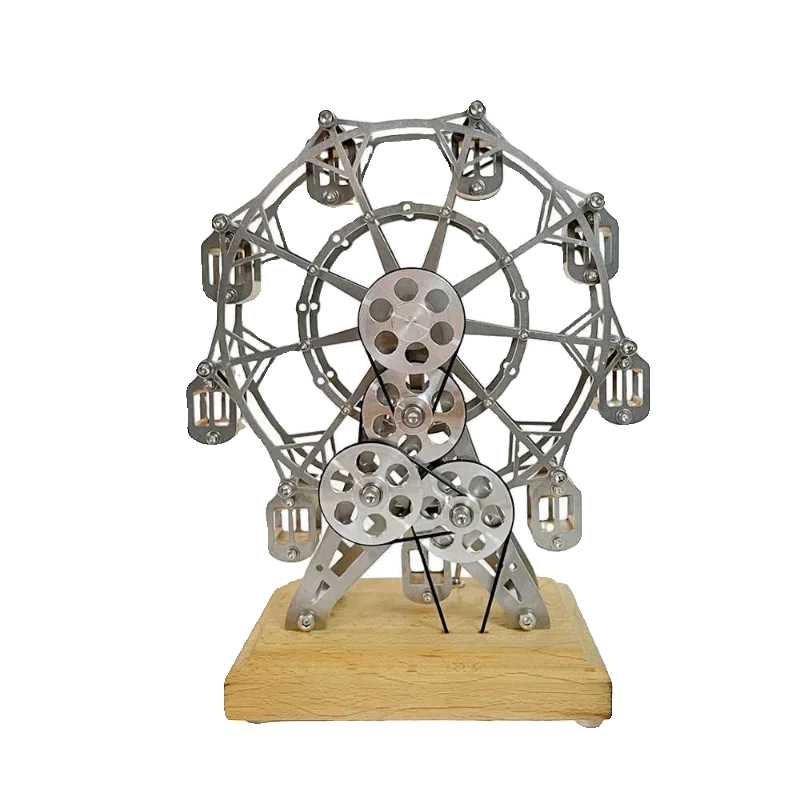 Finished alloy Ferris wheel model can launch creative tabletop ornament birthday gift