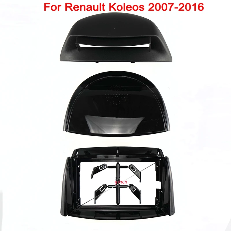 

9inch Car Radio Installation DVD GPS Mp5 Plastic Fascia Panel Frame for Renault Koleos 2007-2016 car panel Dash Mount Kit