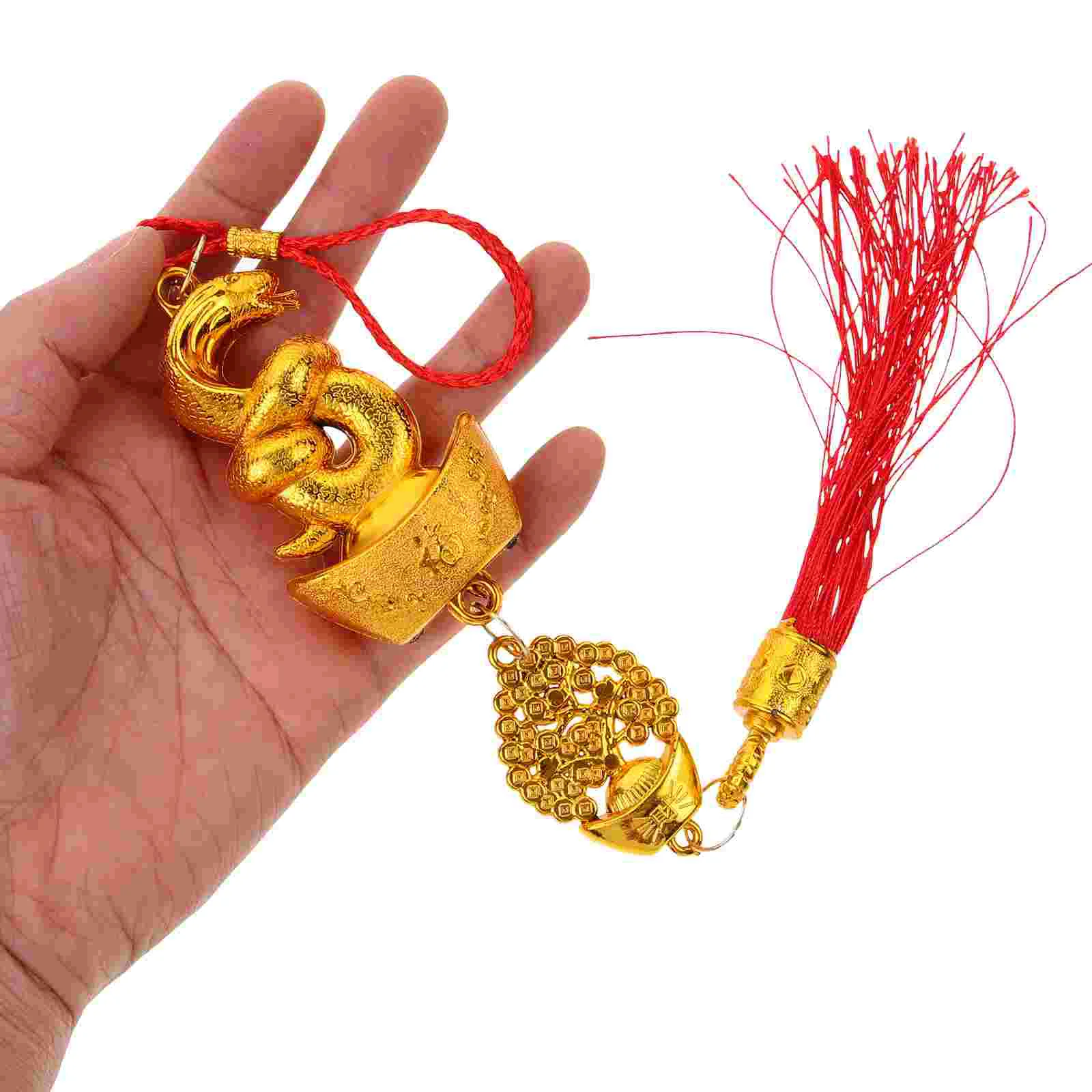 10 Pcs Pendant Bonsai Delicate Chinese Style Pendants Spring Festival Supplies Hanging New Years Decorations Cotton Thread