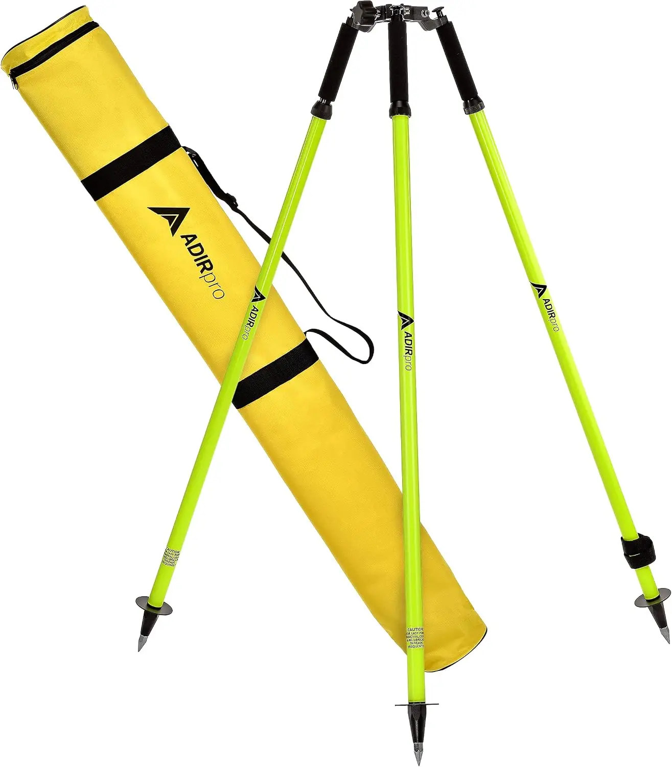 Aluminum Prism Pole Tripod | Adjustable Range Pole Tripod with Quick-Release Clamp | for Survey Pole, Rover Rod, GPS & GNSS RTK