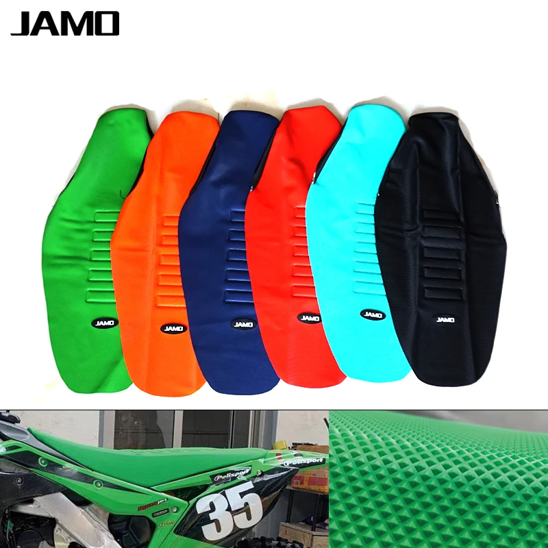 JAMO-funda para asiento de motocicleta, cojín antideslizante, impermeable, para KTM SXF EXC Honda Yamaha Kawasaki Husqvarna KAYO BSE KEWS Dirt Bike