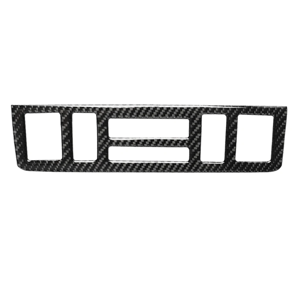 

Carbon Fiber CD Bottom Trim Cover Fine Texture Fitment For BMW Series E Comfortable Hand Touch Package Content