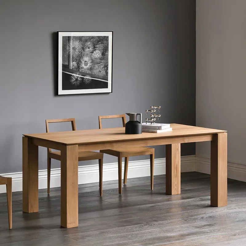 Mesa de comedor de lujo industrial, decoración minimalista para restaurante, mesa de comedor en liquidación, muebles para comedor, mobiliario para el hogar.
